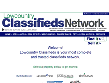 Tablet Screenshot of lowcountryclassifieds.net